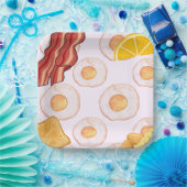 Assiettes En Carton Petit-déjeuner - Plaques de papier brunch (Fête)