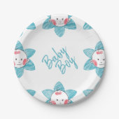 Assiettes En Carton Petit garçon  (Devant)