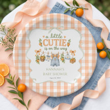 Petit Garçon Mignon Orange Fête de Naissance Citro