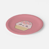 Assiettes En Carton Petit gâteau de Kawaii (Angle)