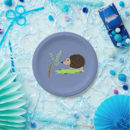 Assiettes En Carton Petit hérisson (Fête)