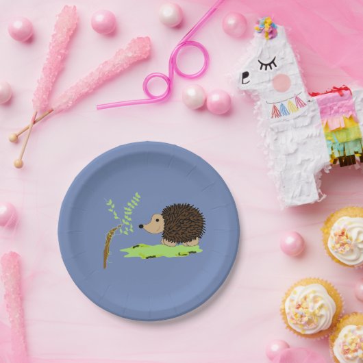 Assiettes En Carton Petit hérisson (Fête)