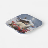 Assiettes En Carton Petit Lampe Lune (Angulaire)