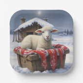 Assiettes En Carton Petit Lampe Lune (Recto)