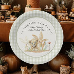 Assiettes En Carton Petit Lion King Safari Jungle Baby shower garçon<br><div class="desc">PLAQUES DE PAPIER POUR LA DÉCORATION DES MATELAS | Aquarelle peinte bébé lionceau avec feuillage safari jungle tropicale et fleurs avec sauge vert clair buffle chèque bordure plaid. Peinte et dessinée graphiquement par Audrey Jeanne Roberts,  artiste de renommée internationale. Ensemble complet disponible pour la coordination. Droit d'auteur . AJR1160</div>