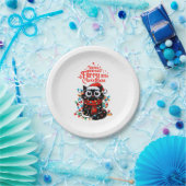 Assiettes En Carton Petit Noël Furry (Fête)