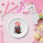 Assiettes En Carton Petit Noël Furry (Fête)