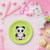 Assiettes En Carton Petit Panda (Fête)