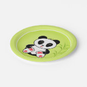 Assiettes En Carton Petit Panda (Angle)