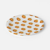 Assiettes En Carton Petit Petit Citrouille Halloween Thanksgiving Fall (Angle)