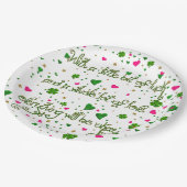 Assiettes En Carton Petit peu de plaques de papier irlandaises 9 pouce (Angle)