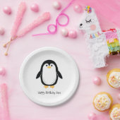 Assiettes En Carton Petit pingouin mignon (Fête)