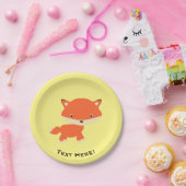 Assiettes En Carton Petit renard (Fête)
