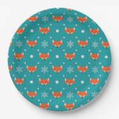Assiettes En Carton Petit renard pas cher (Devant)