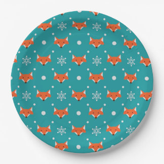 Assiettes En Carton Petit renard pas cher
