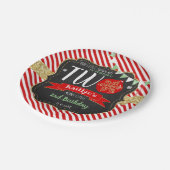 Assiettes En Carton Petit Snowflake Turning 2 ! Noël 2 Anniversaire (Angle)