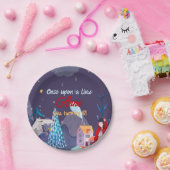 Assiettes En Carton Petite chapiteau rouge Anniversaire Plaque en papi (Fête)