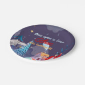 Assiettes En Carton Petite chapiteau rouge Anniversaire Plaque en papi (Angle)