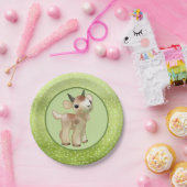 Assiettes En Carton petite chèvre pape (Fête)