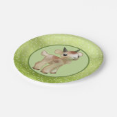 Assiettes En Carton petite chèvre pape (Angle)