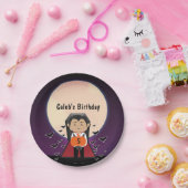 Assiettes En Carton Petite Dracula Halloween Plaques de fête d'anniver (Fête)