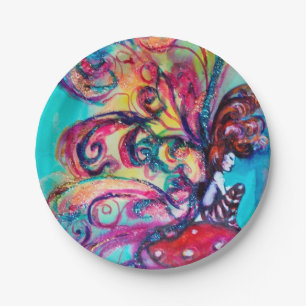 ASSIETTES EN CARTON PETITE ELLE DE CHAMPIGNONS