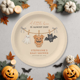 Assiettes En Carton Petite Fée Halloween Baby Shower Personnalisée