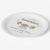 Assiettes En Carton Petite fille Casquette Bottes Baby shower robe (Angle)