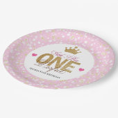 Assiettes En Carton Petite Miss Anniversaire (Angle)