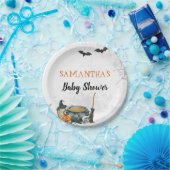 Assiettes En Carton Petite plaque de papier Baby shower Boo (Fête)