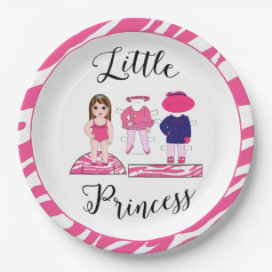 Assiettes En Carton "Petite princesse"