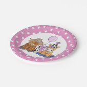 Assiettes En Carton Petite Rodéo Plaques de fête d'anniversaire - Fill (Angle)