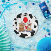 Assiettes En Carton Petite Rodéo Plaques de fête d'anniversaire - Roug (Fête)