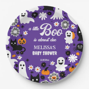 Assiettes En Carton Petite vaisselle de baby shower Halloween