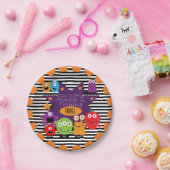 Assiettes En Carton Petites plaques à papier de joyeux anniversaire de (Fête)