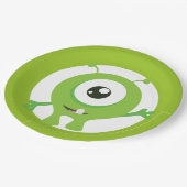 Assiettes En Carton Petites plaques d'anniversaire vertes (Angle)