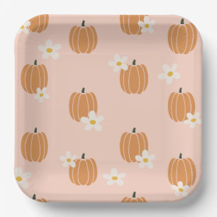 Assiettes En Carton Petites plaques de papier Citrouille