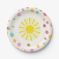 Petites plaques de papier soleil Anniversaire fill