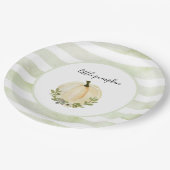 Assiettes En Carton Petites tôles Citrouilles Baby shower automnal rus (Angle)