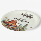 Assiettes En Carton Petits champignons Champignons Forêt de bois Whims (Angle)