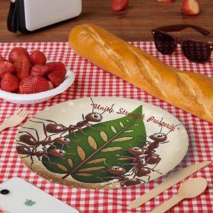 Assiettes En Carton "Petits héros, grande tâche"