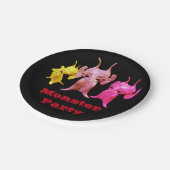 Assiettes En Carton Petits Martiens, personnalisés pour les enfants. (Angle)