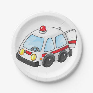 Assiettes En Carton Peu d'ambulance