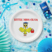 ASSIETTES EN CARTON PEU DE GLAM MISS (Fête)