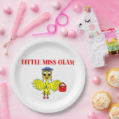 ASSIETTES EN CARTON PEU DE GLAM MISS (Fête)