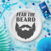 Assiettes En Carton Peur de la barbe (Fête)