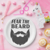 Assiettes En Carton Peur de la barbe (Fête)