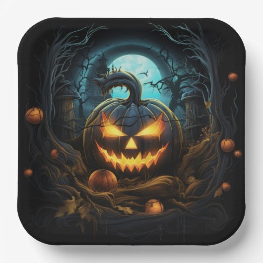 Assiettes en carton Phantom's Folly (Recto)