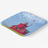 Assiettes En Carton Phare de Big Red Michigan (Angulaire)