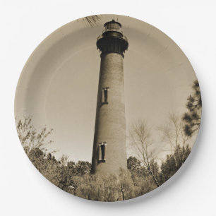 Assiettes En Carton Phare de Currituck